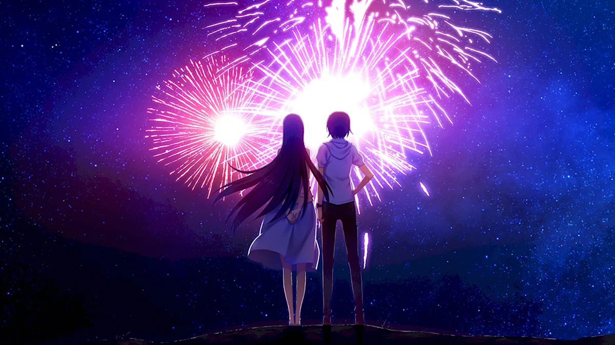 Аниме daoko × Kenshi Yonezu Fireworks