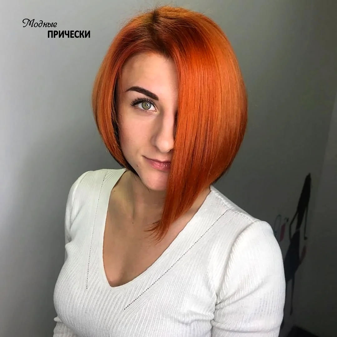 Анна Алхим стрижка