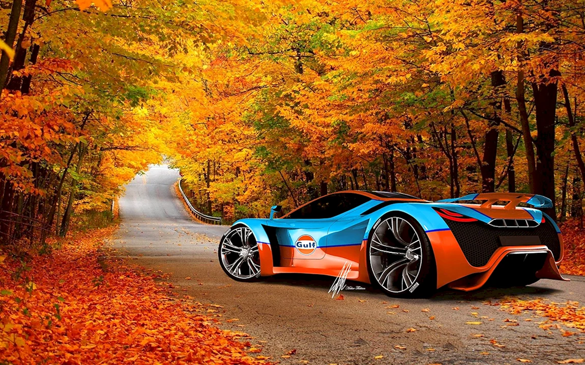 Авто осень