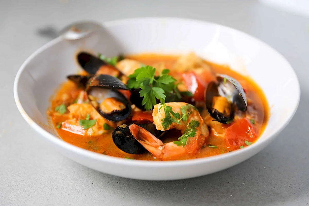 Блюда из море продуктов