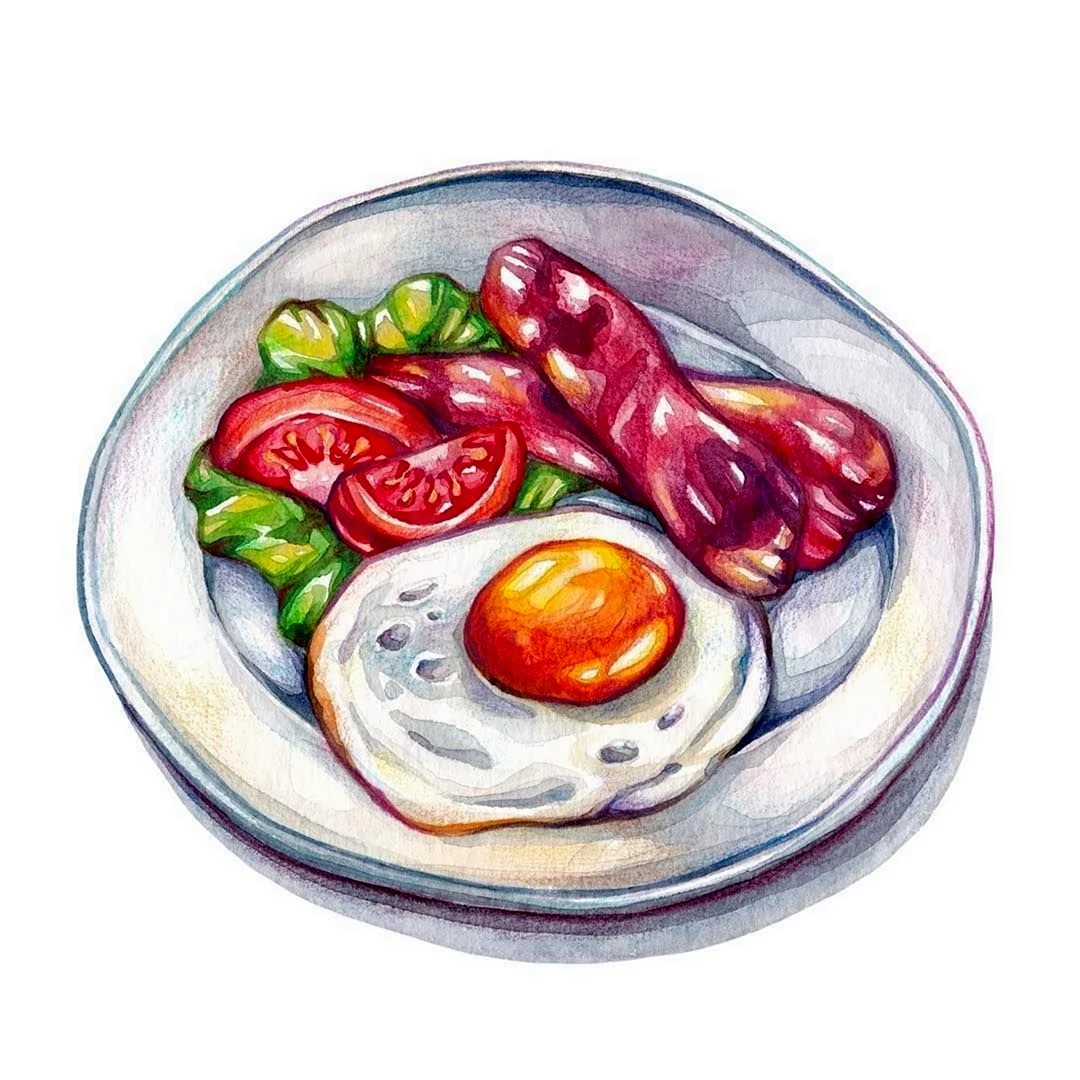 Блюдо рисунок
