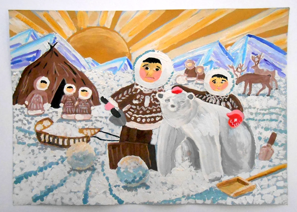 Чукотка Эскимосы живопись