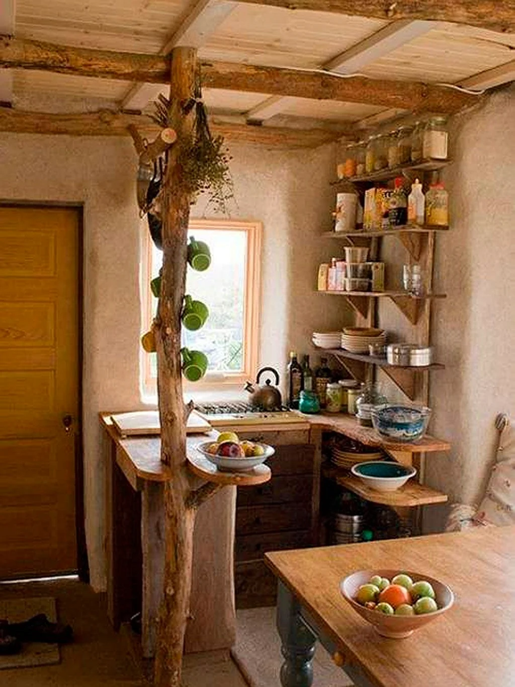 Дачная кухня интерьер