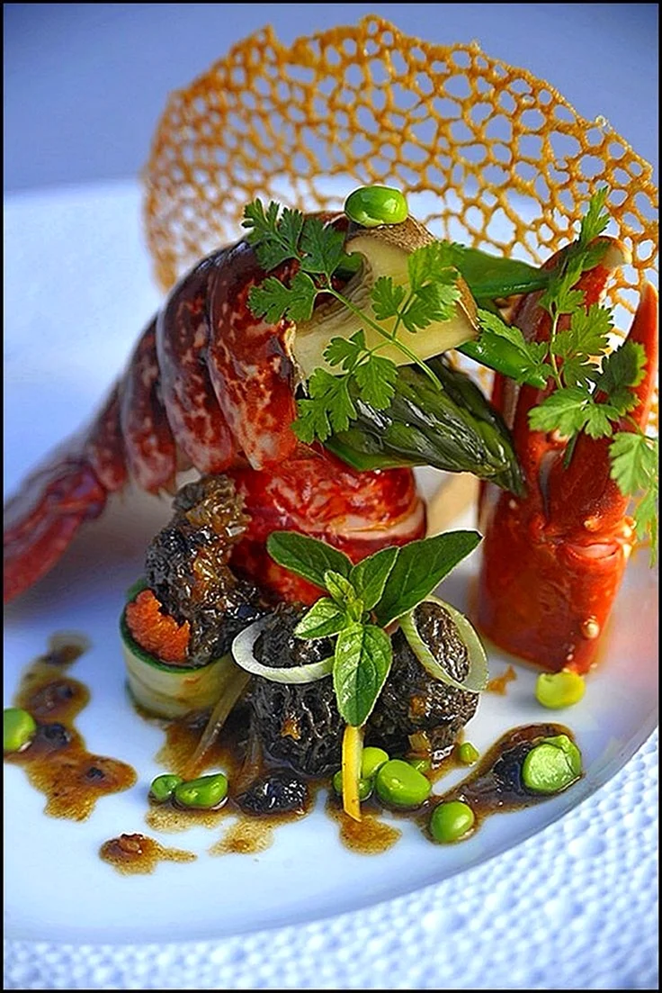 Декор блюд высокой кухни