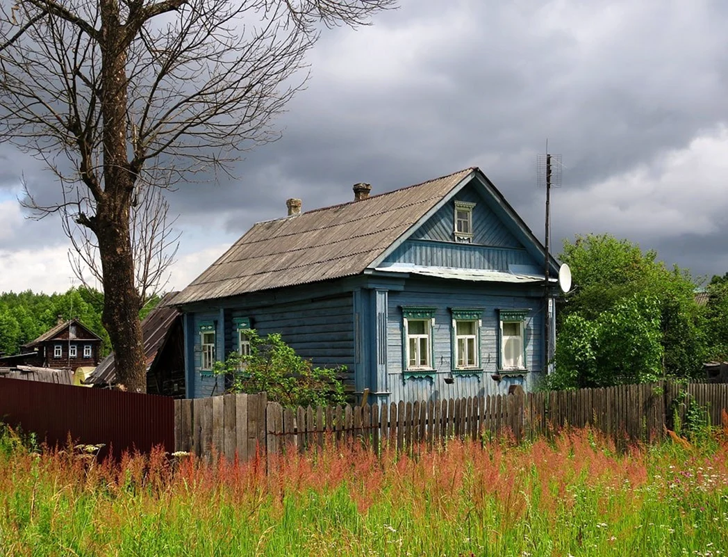 Деревенский домик (56 фото)