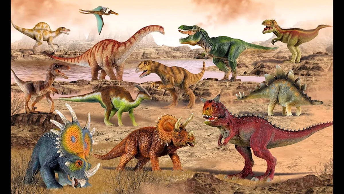 Разные динозавры