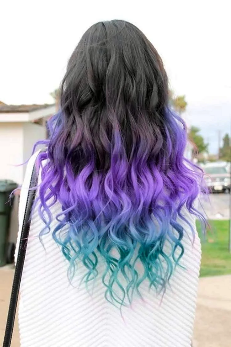 Dip Dye окрашивание волос