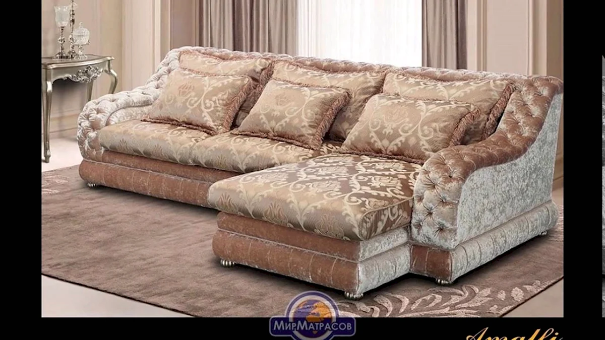 Классический угловой диван