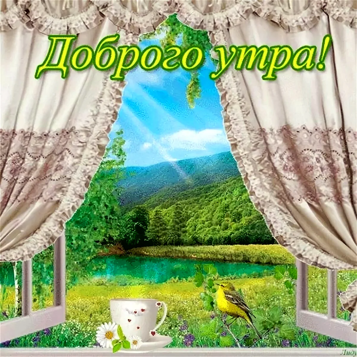 Доброе летнее утро
