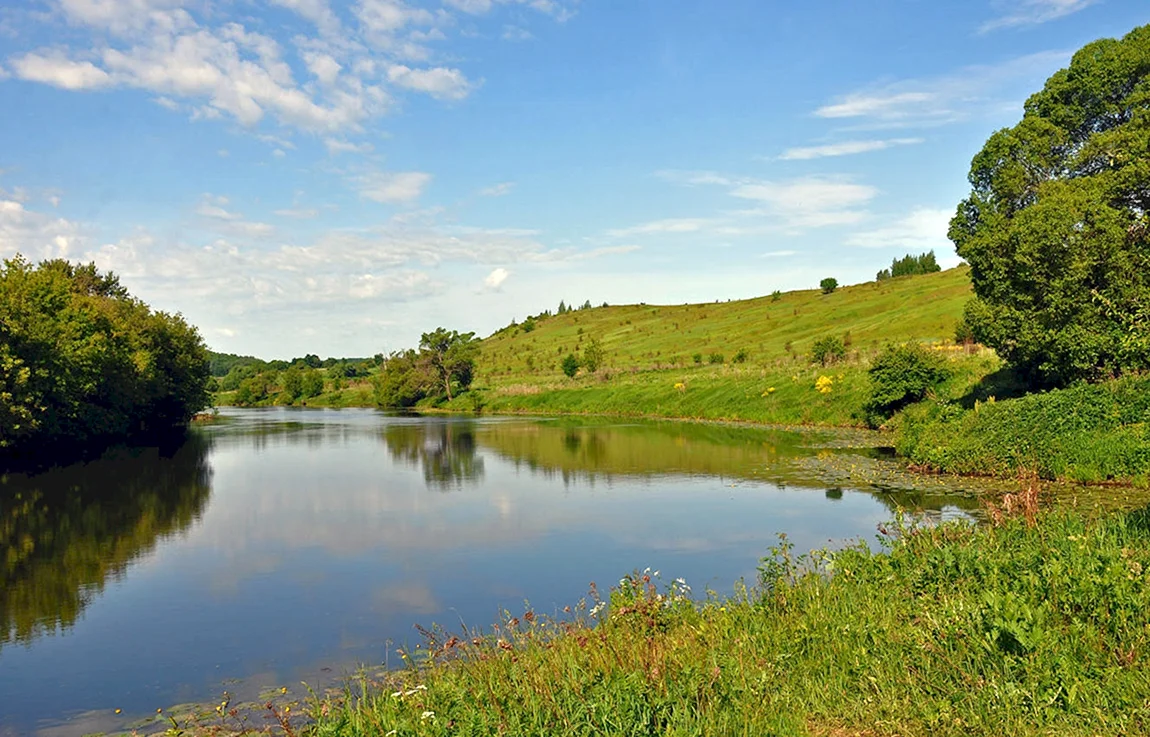 Долина реки красивая меча