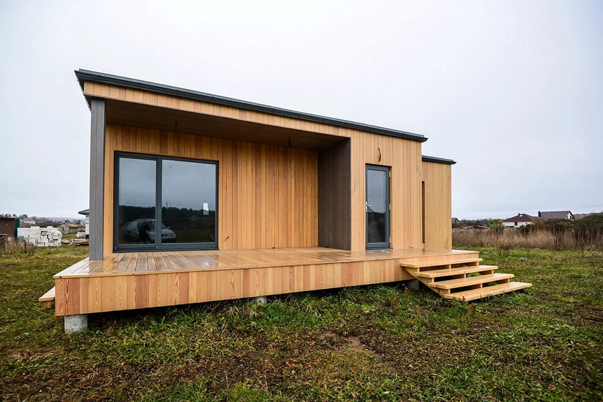 Модульный деревянный дом