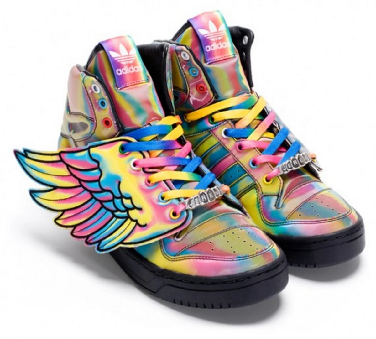 Разноцветные кроссовки адидас. Jeremy Scott adidas кроссовки. Кроссовки adidas с крыльями Jeremy Scott. Adidas Jeremy Scott детские кроссовки.