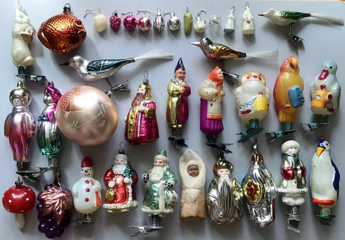 Ёлочные игрушки СССР