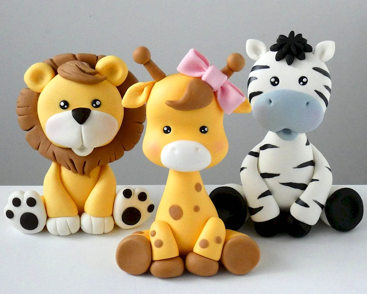 Фигурки из мастики