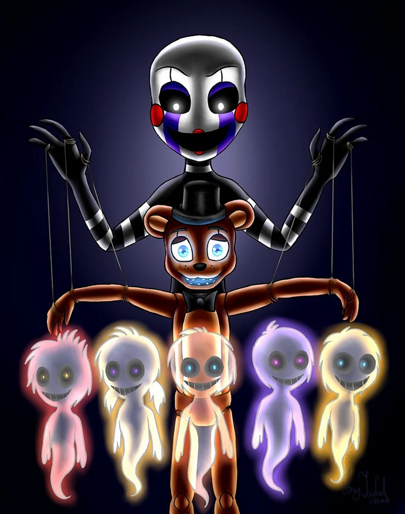Five Nights at Freddys марионетка