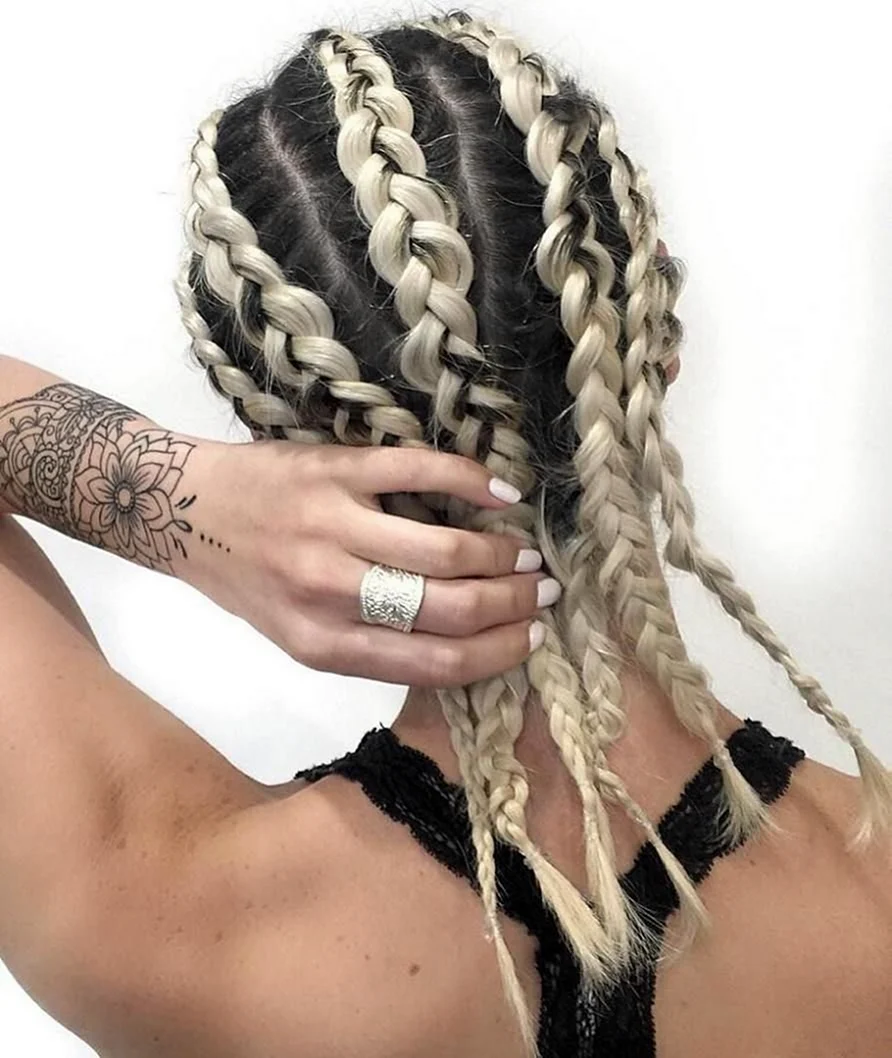 Французские косички Boxer-Braids