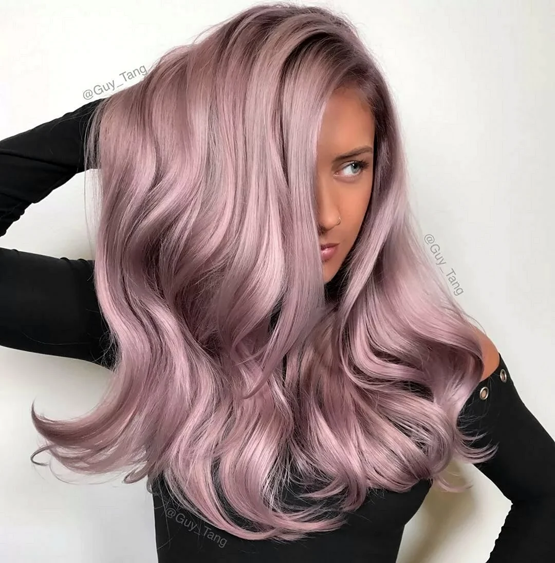 Краска для волос пепельно розовый
