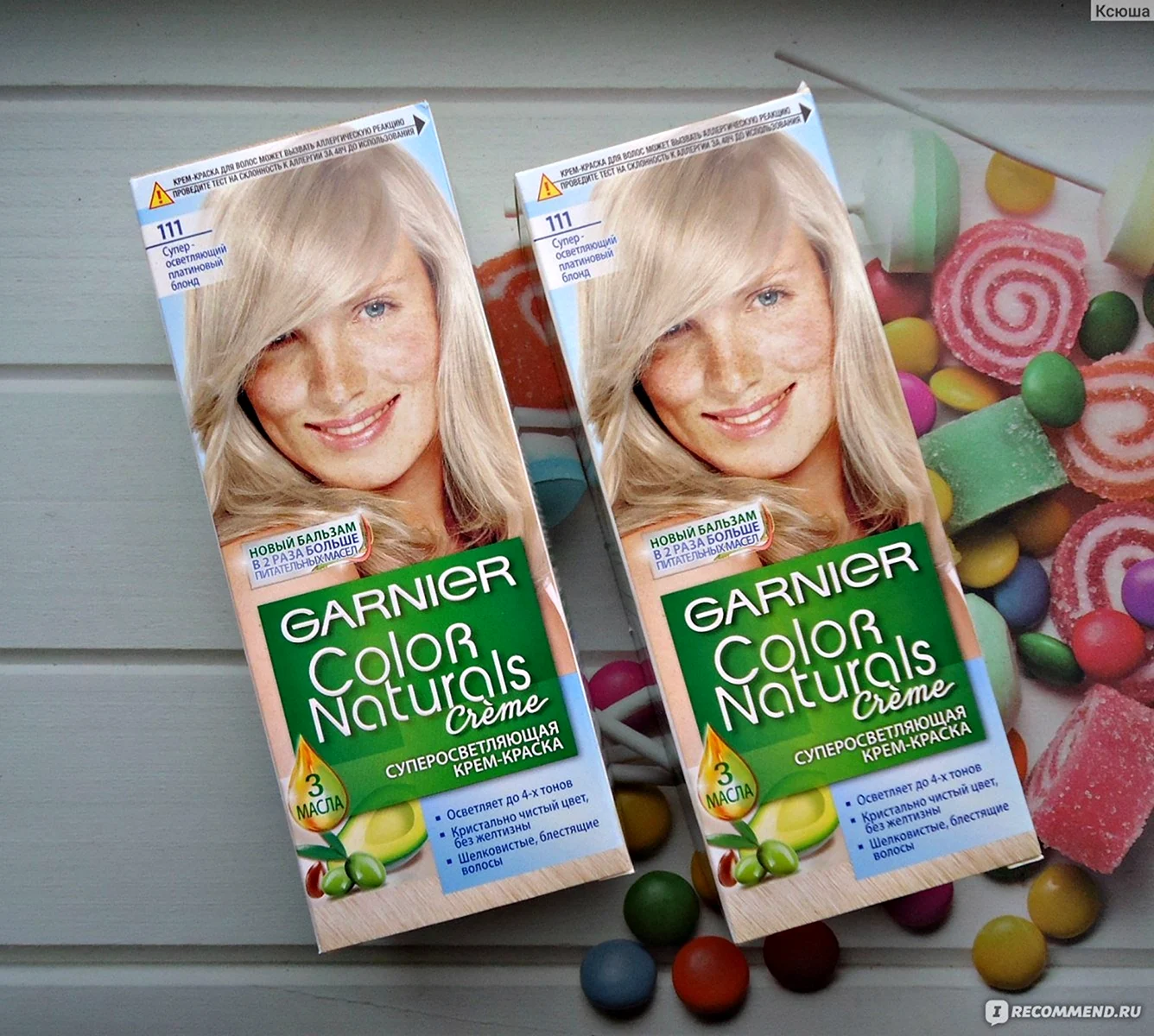 Garnier color naturals платиновый