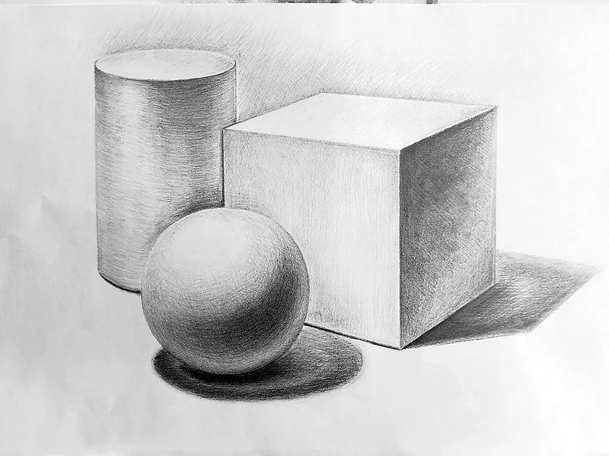 Куб рисунок геометрия