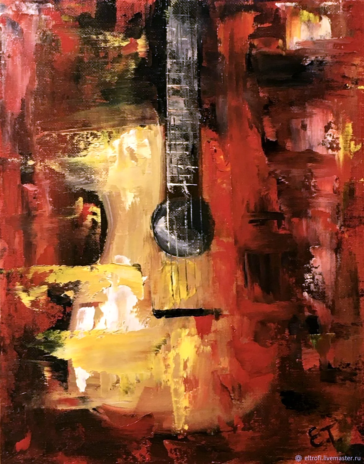 Гитара абстракция