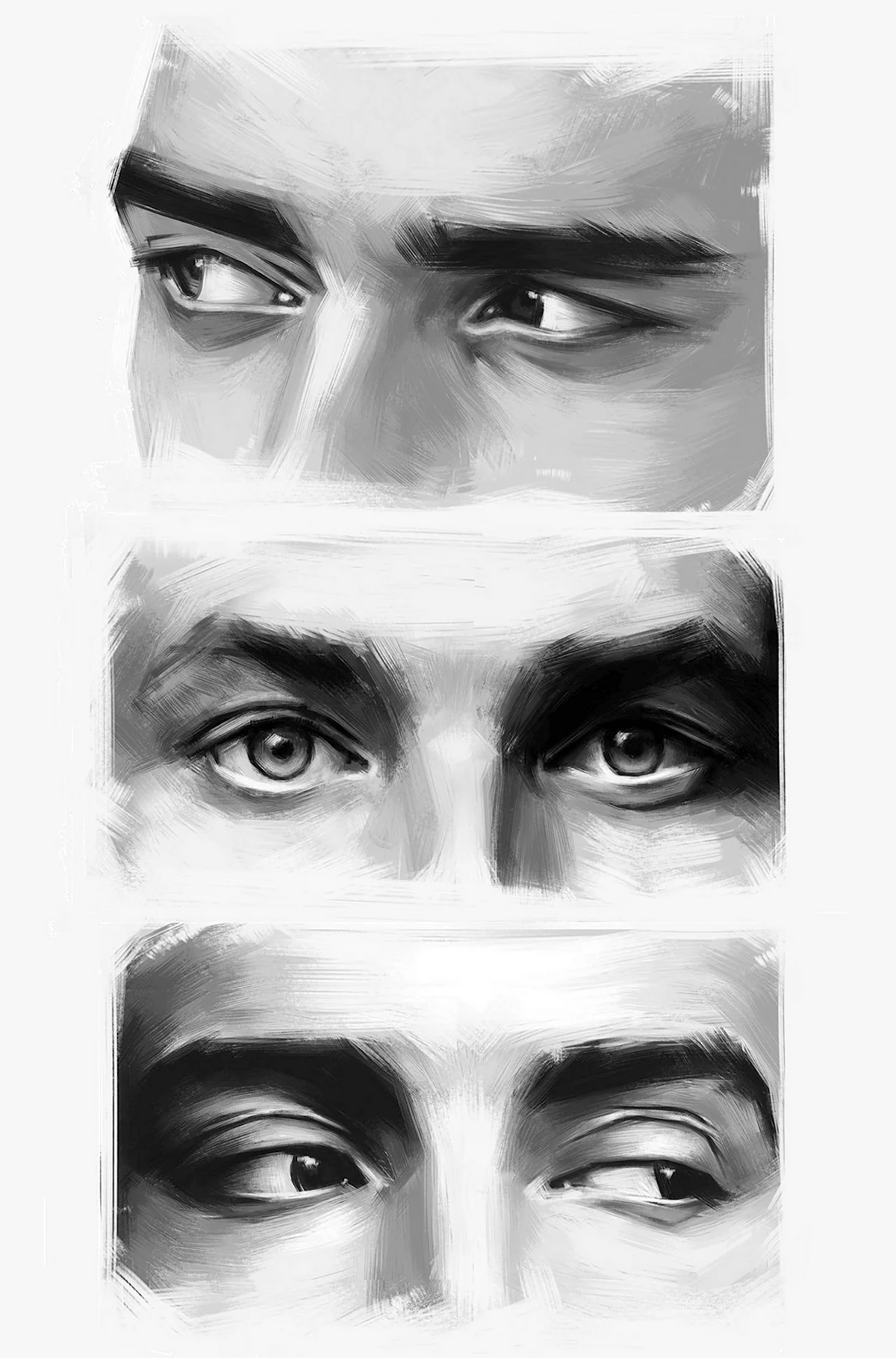 Мужские глаза рисунок
