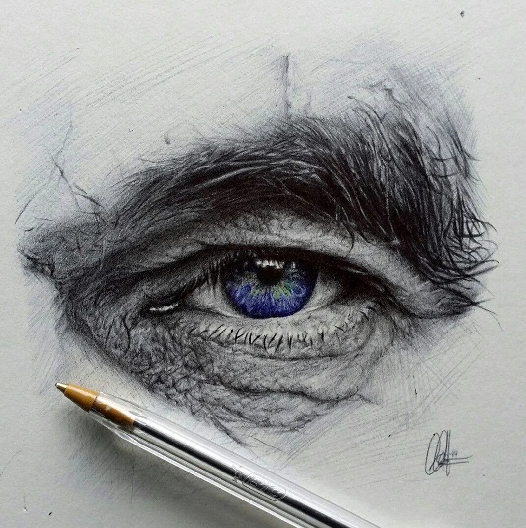Глаза рисунок