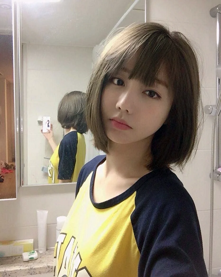 Haircut korean short карамбейби