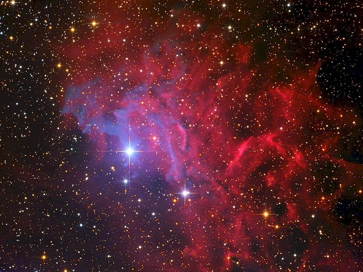 Ic 405 туманность