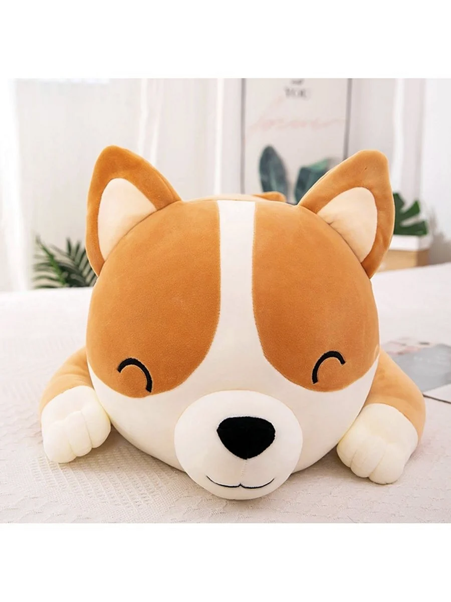 Игрушка подушка корги 75 см