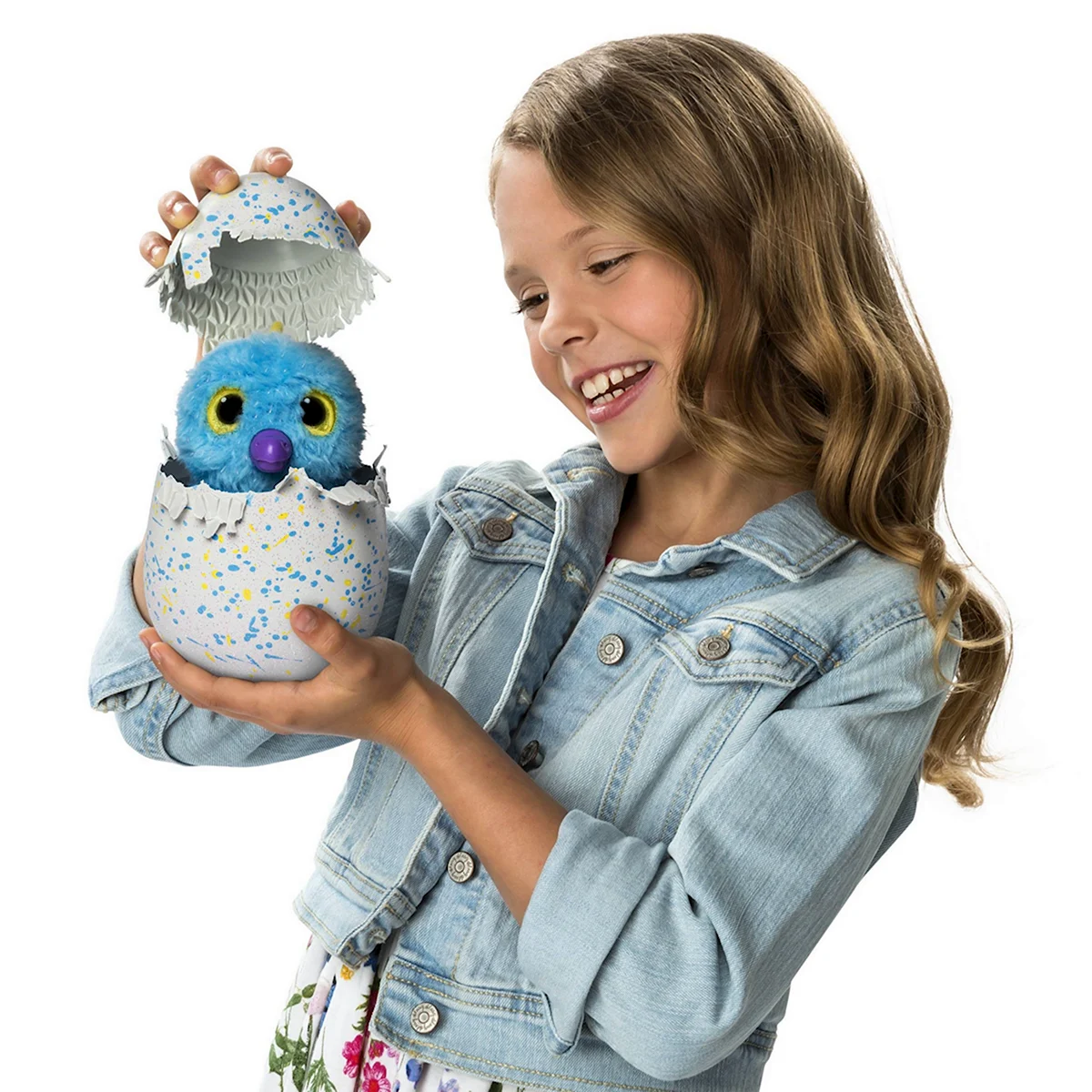Интерактивная мягкая игрушка Hatchimals glittering Garden - shimmering Draggle дракончик 19100-2