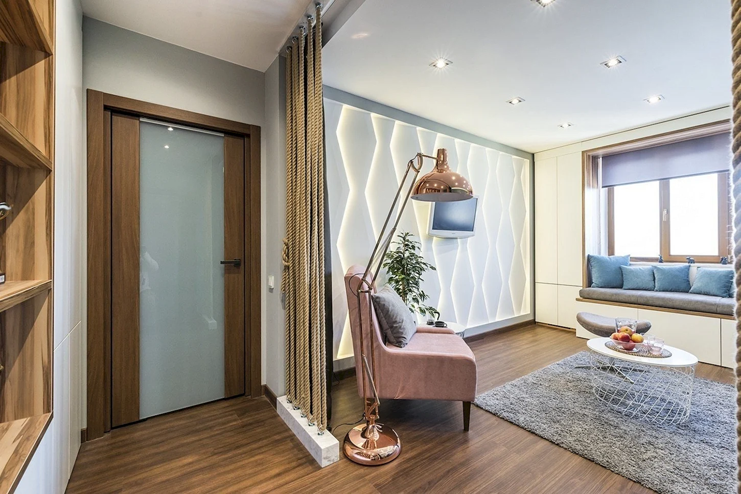 Дизайн проходной гостиной: 70 идей дизайна интерьера | gkhyarovoe.ru