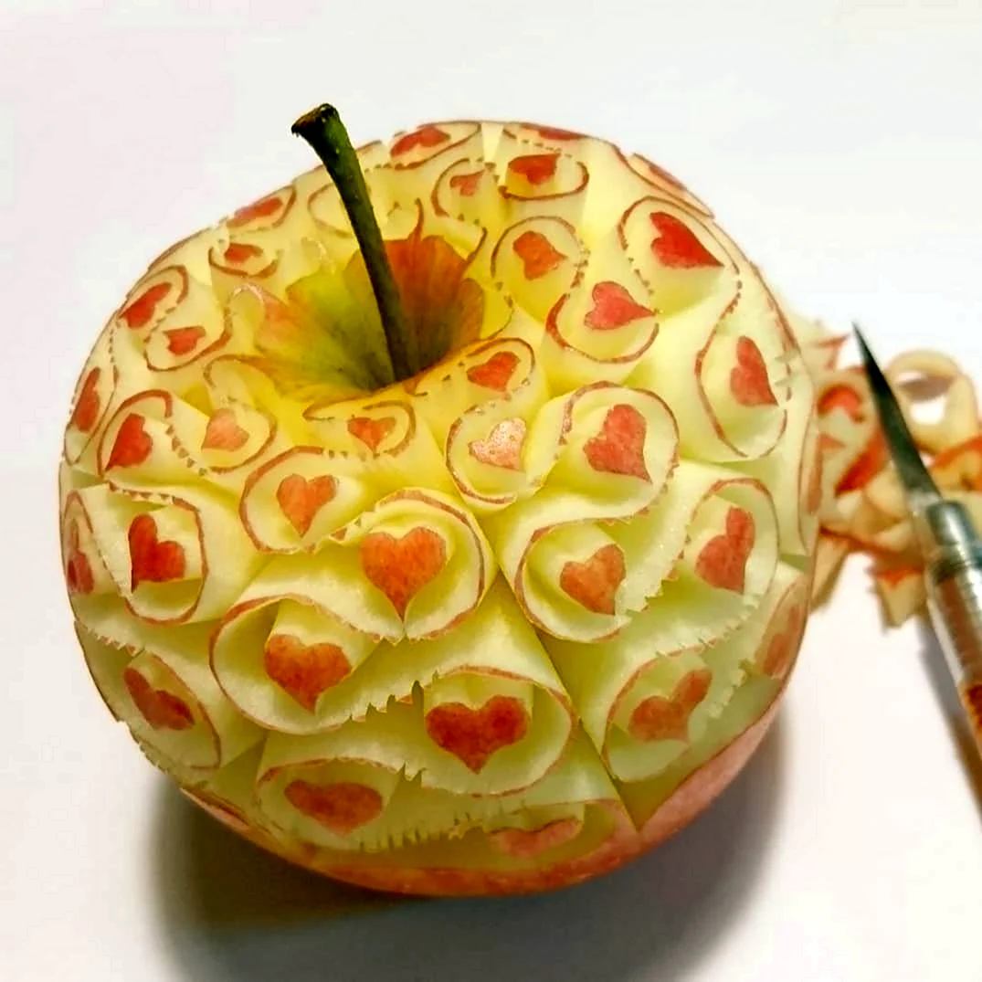 Карвинг яблоко