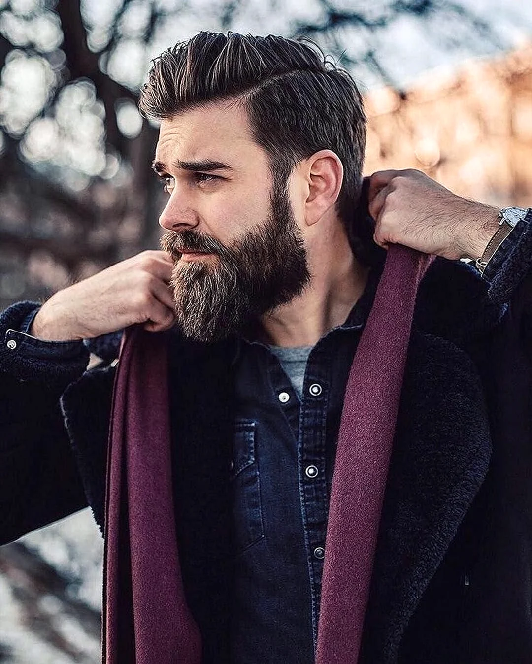Кавказская красивая борода