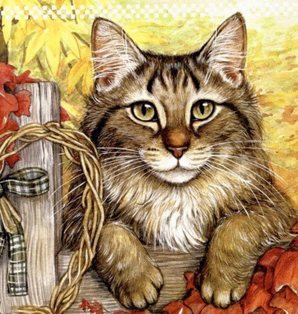 Художник Debbie Cook кошки