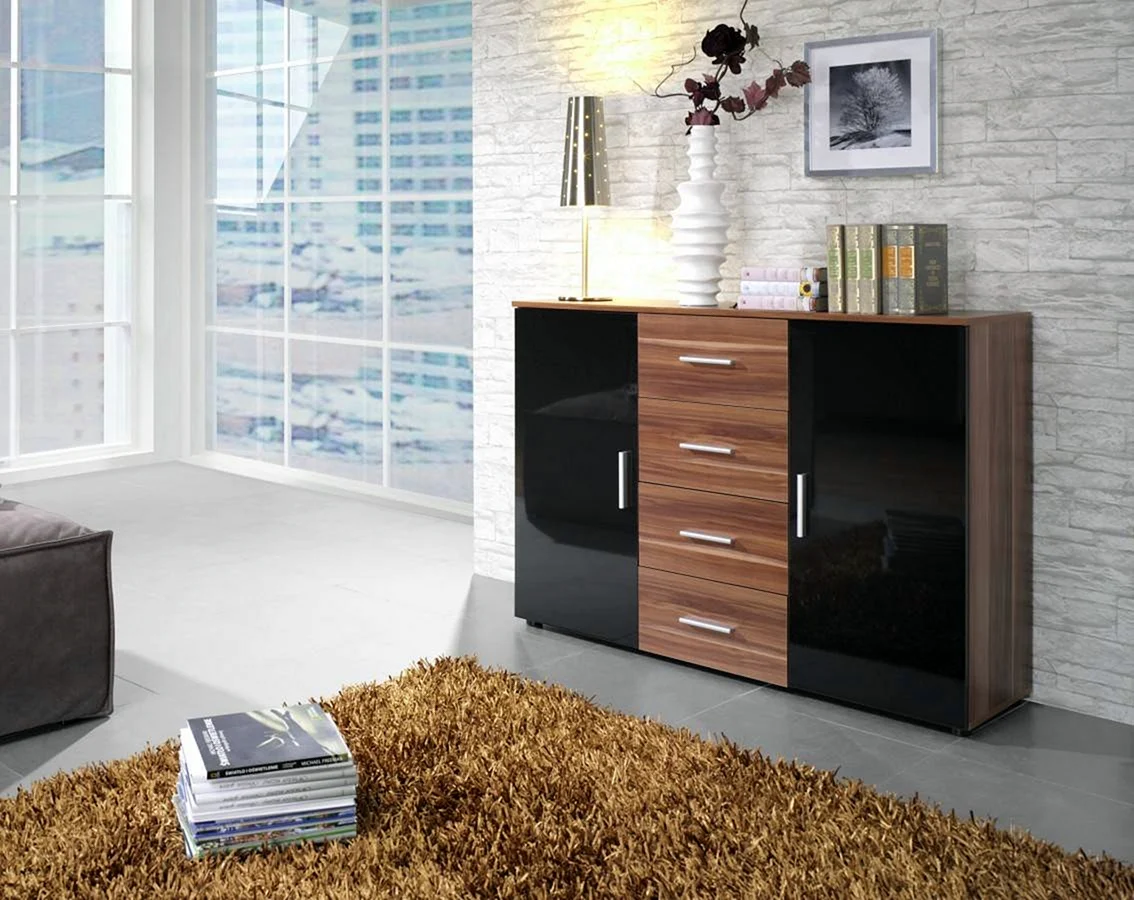 Комод Soho cama черный матовый