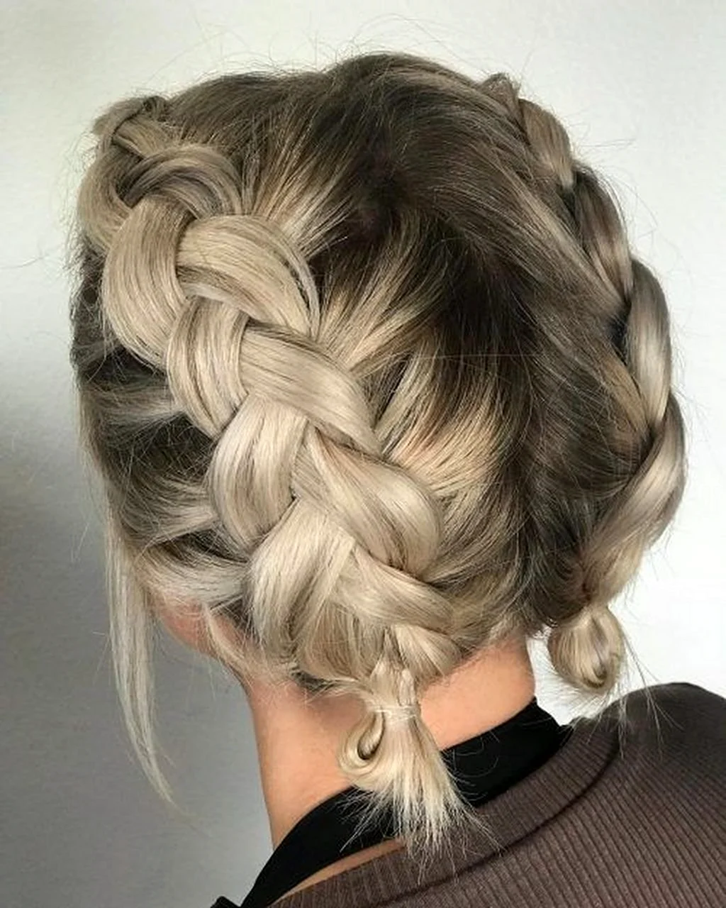 Косички на короткие волосы