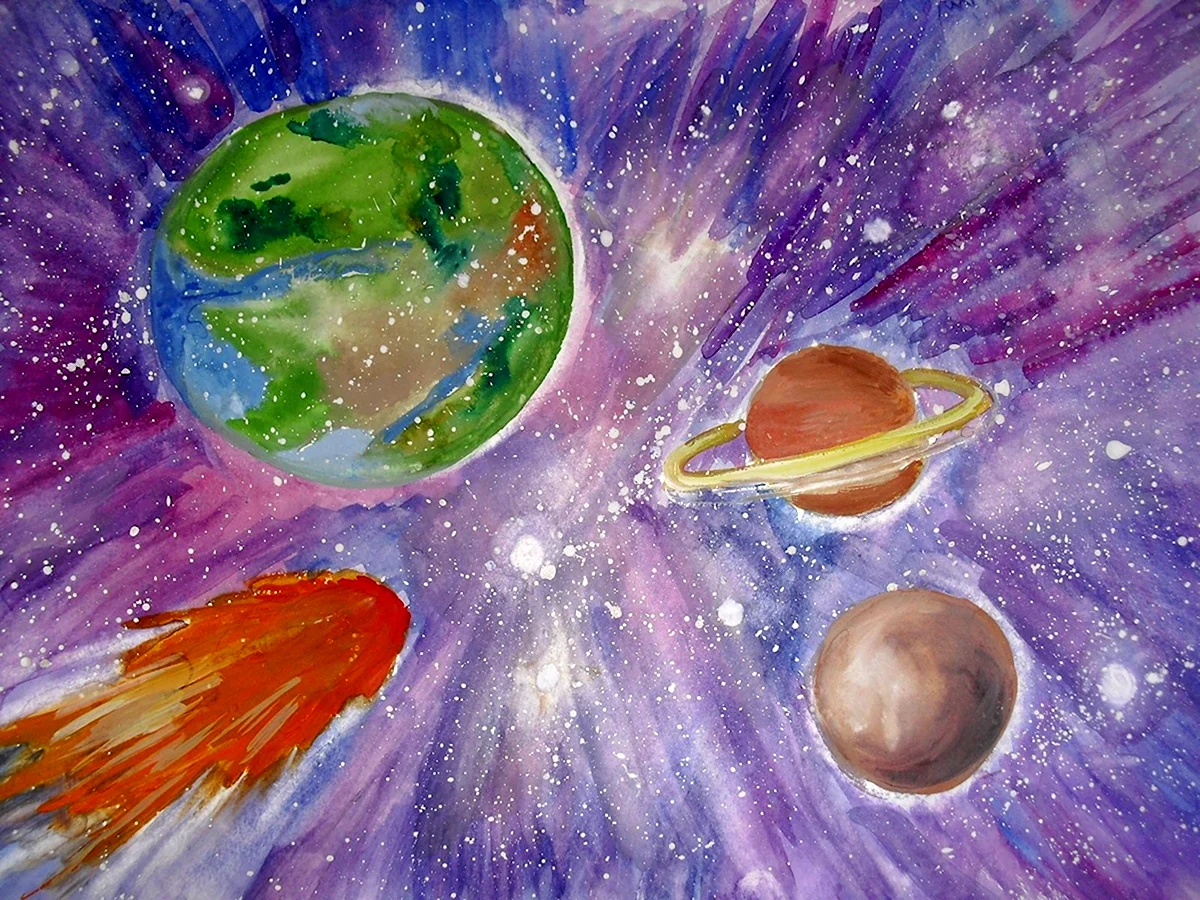 Космос глазами детей