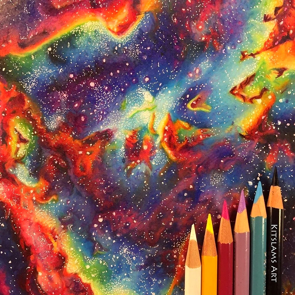Космос карандашом
