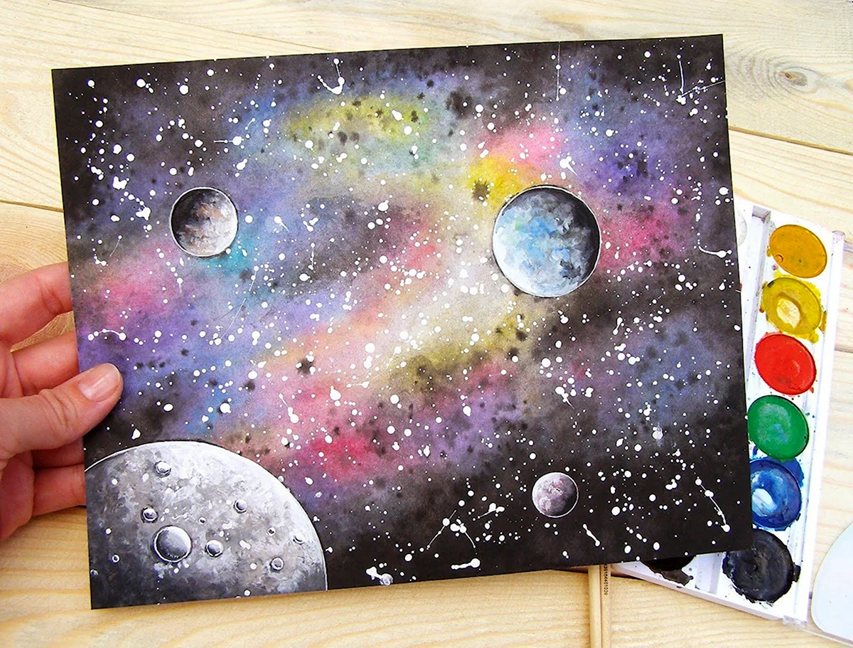 Космос рисунок