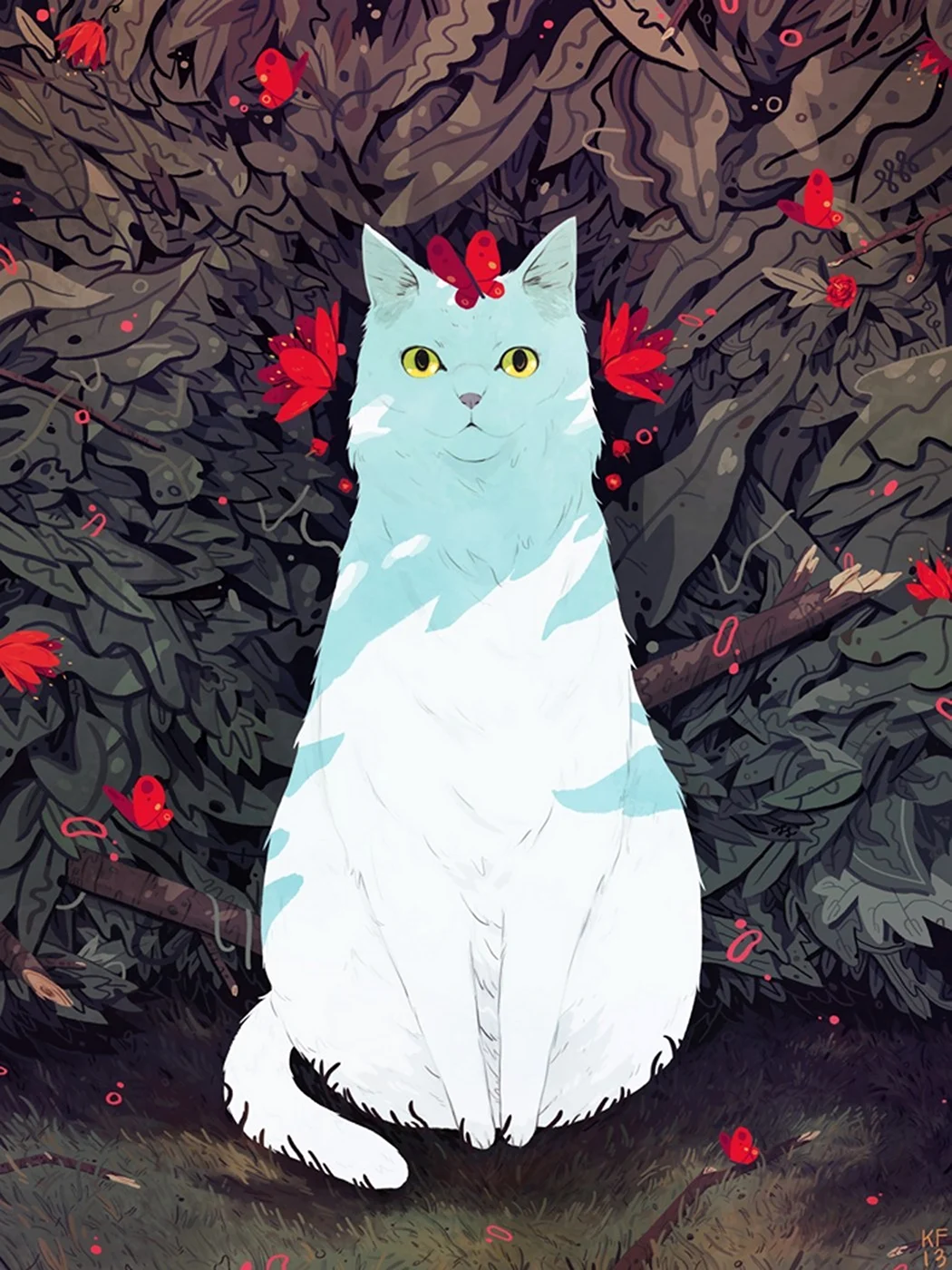 Кот арт