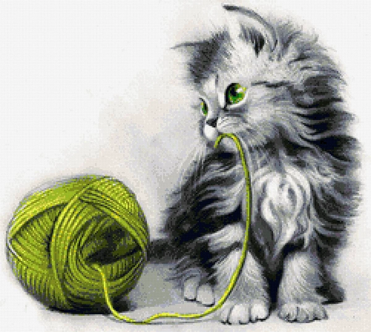 Котёнок и клубок