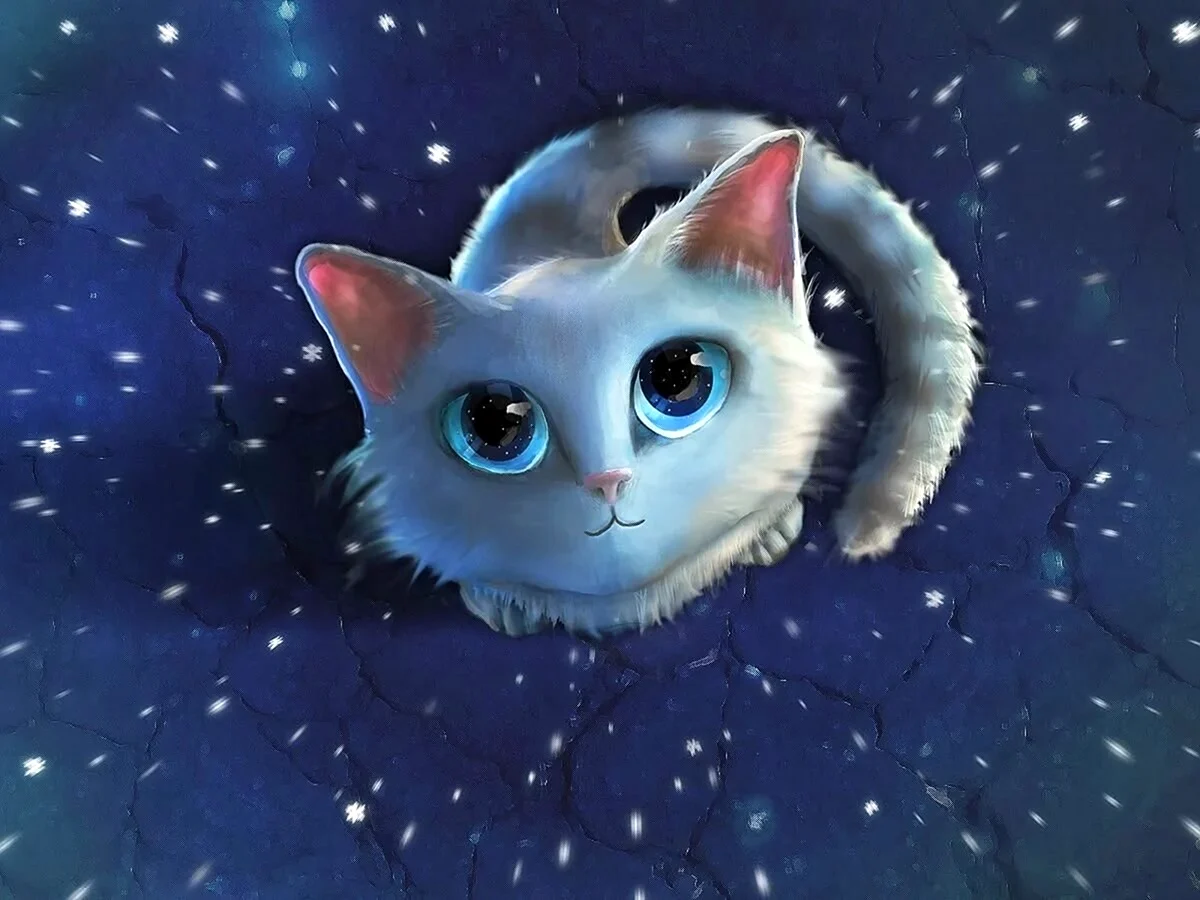 Котики мультяшные