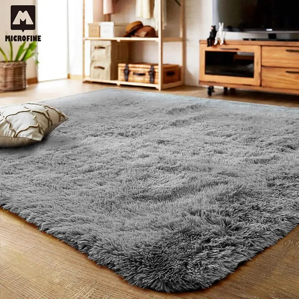 Ковер Shaggy fluffy f004a 66 Grey