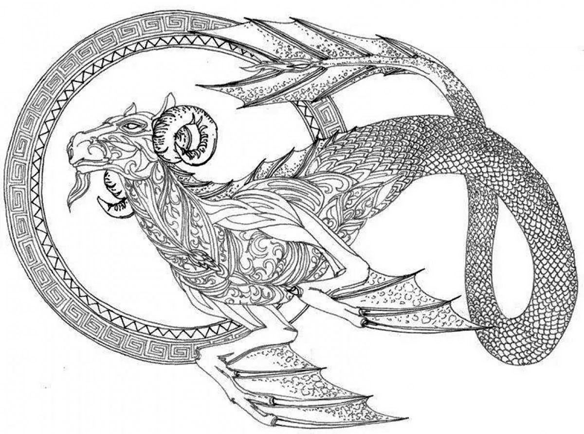 Козерог Мандала Capricorn