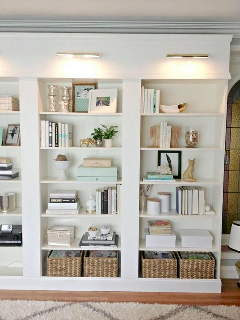 Красивые книжные стеллажи