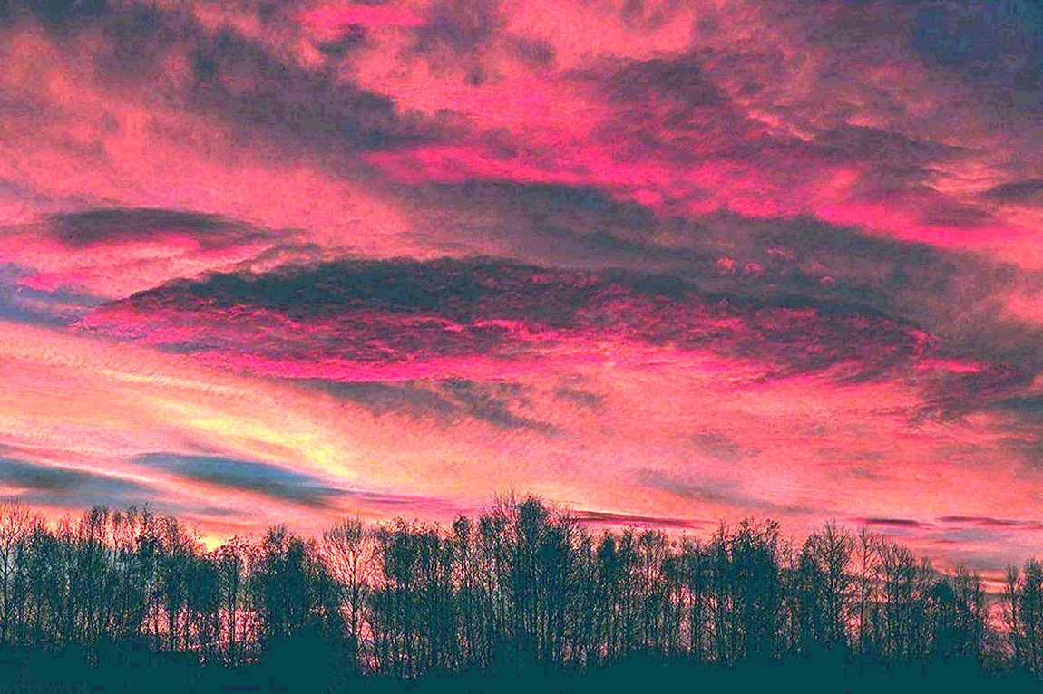 Красное небо