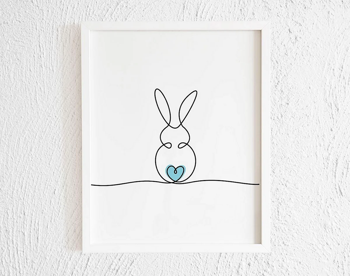 Кролик минимализм
