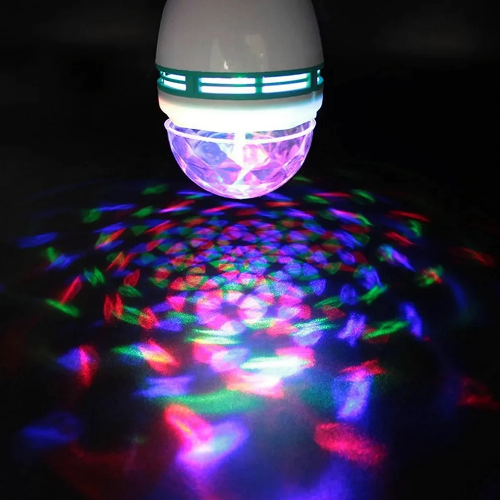 Лампа светодиодная Volpe Disco e27 3 Вт свет RGB