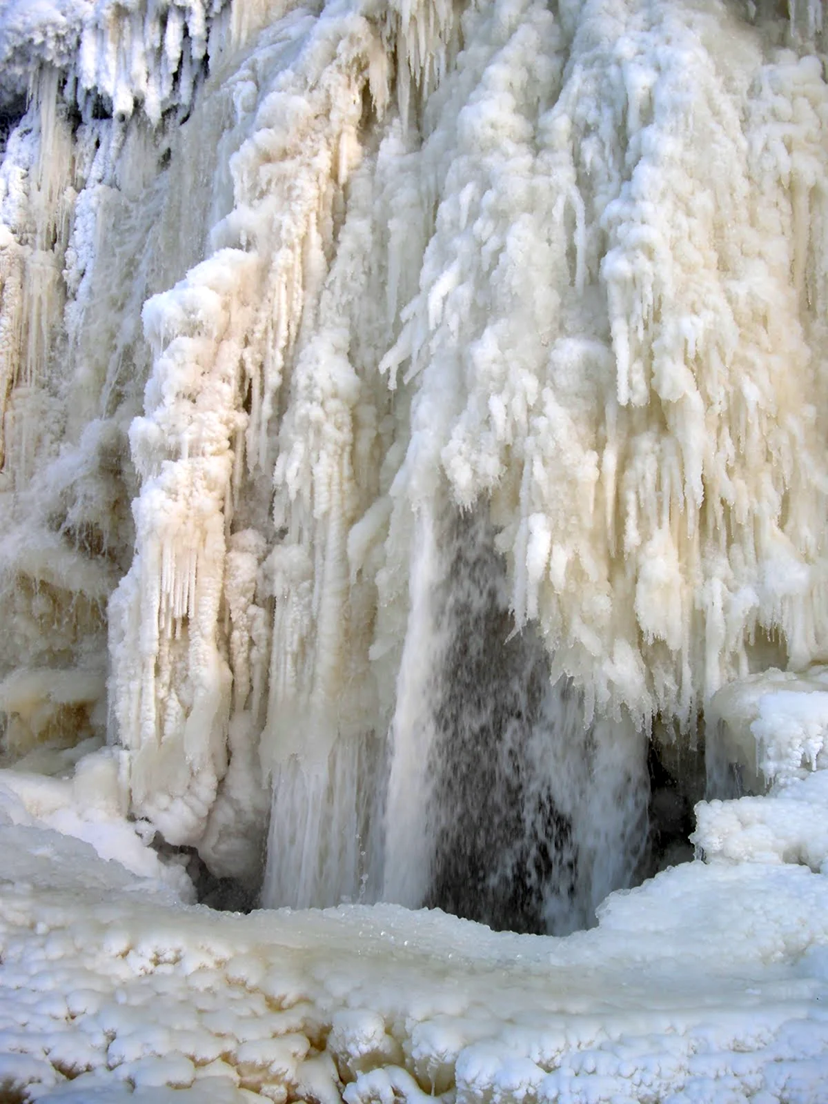 Ледяной водопад Башкирии