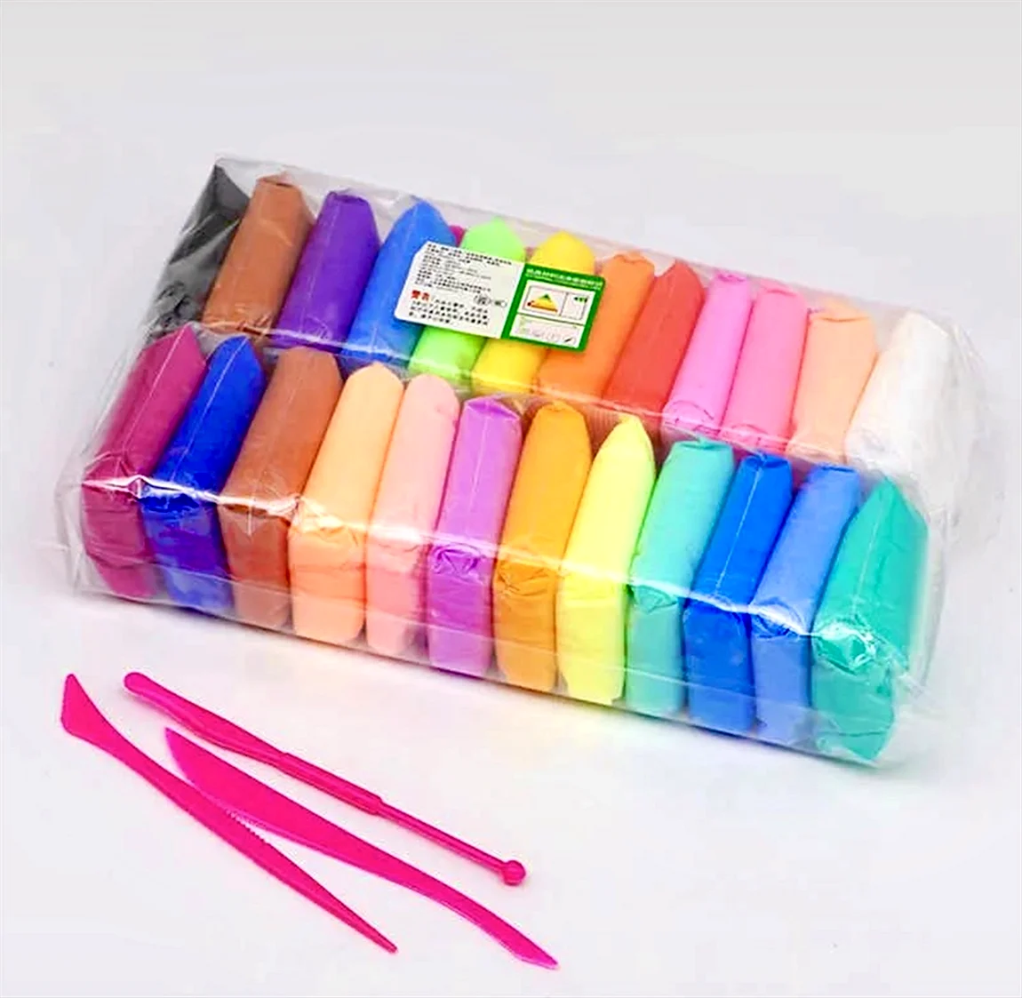 Лёгкий пластилин 24шт super Light Clay
